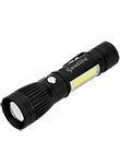 Channel LED / COB Rechargeable Flashlight