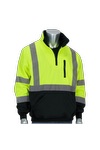 Quarter-Zip Pullover Black Bottom Sweatshirt, custom hoodie or sweatshirt with logo imprint 19