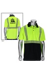 Class 2 Polo Shirt with Black Bottom Front