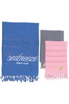 Stone Washed Demin Peshtemal Towel