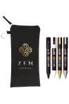POSCA 4 Piece Metallic Marker Set with Bag