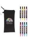 POSCA 8 Piece Soft Marker Set with Bag - Fine